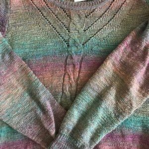 Rainbow Ombré Sweater
